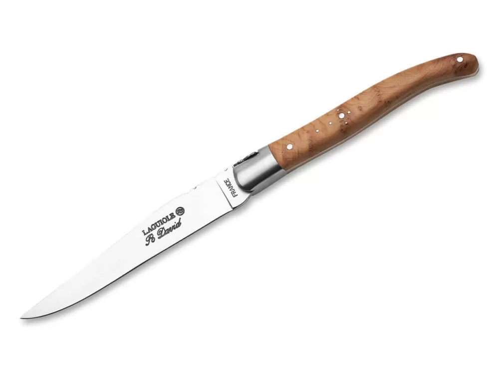 Robert David Steak Knife Juniper> Laguiole Knives