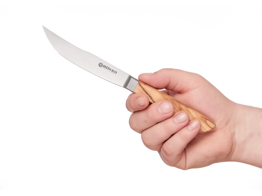 Böker Manufaktur Solingen Steak Knife Olive> Steak Cutlery