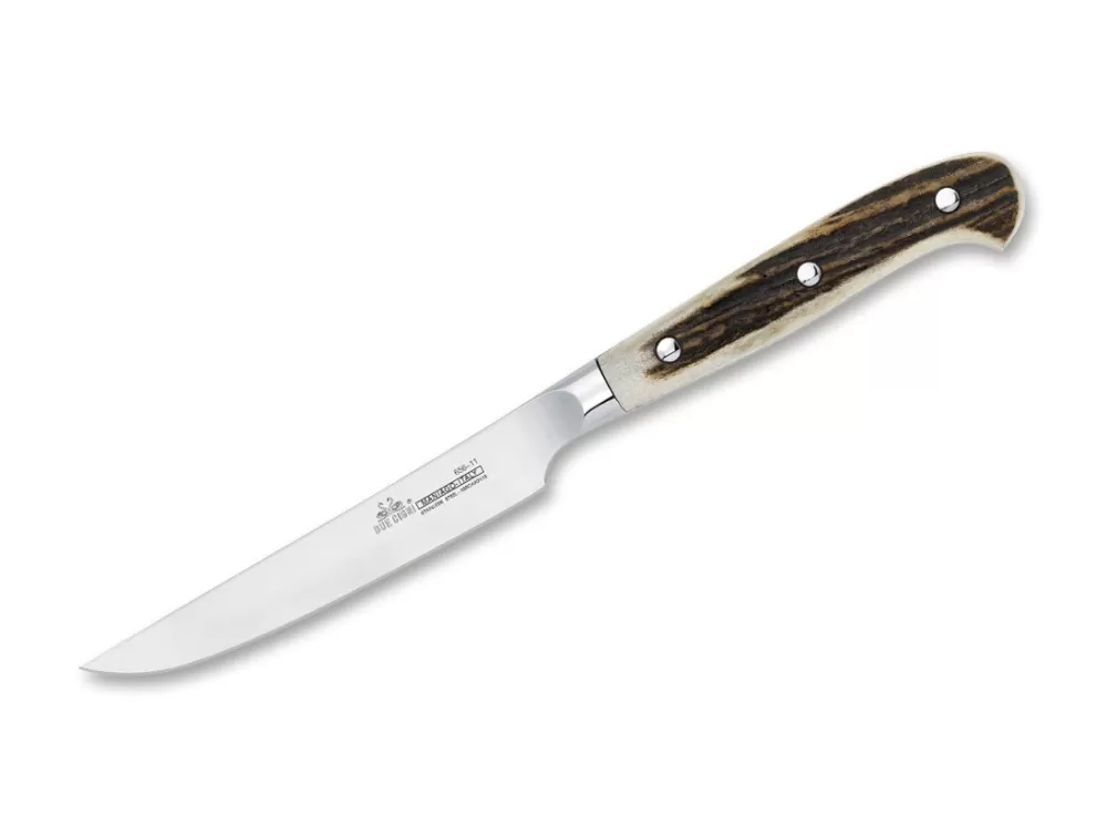 Due Cigni Steak Knife Stag> Steak Cutlery