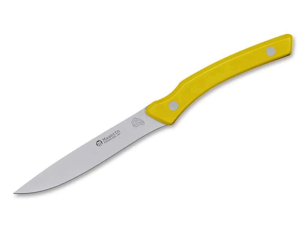 Maserin Steak Knives Set Micarta Yellow> Steak Cutlery