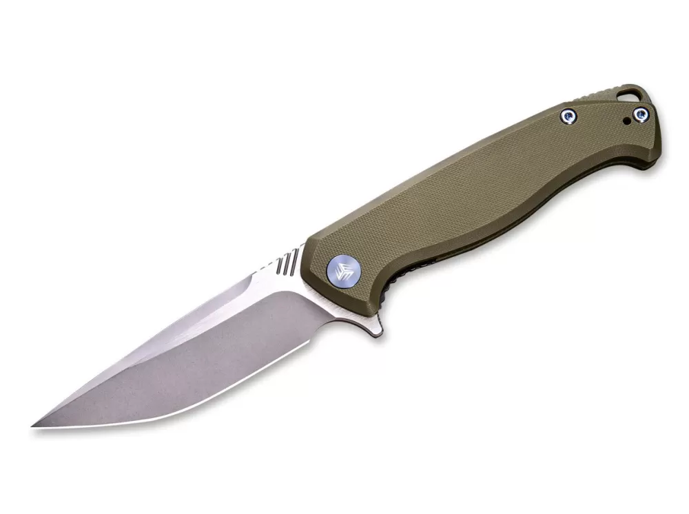 Cheap WE Knife Streak Olive Drab Stonewash