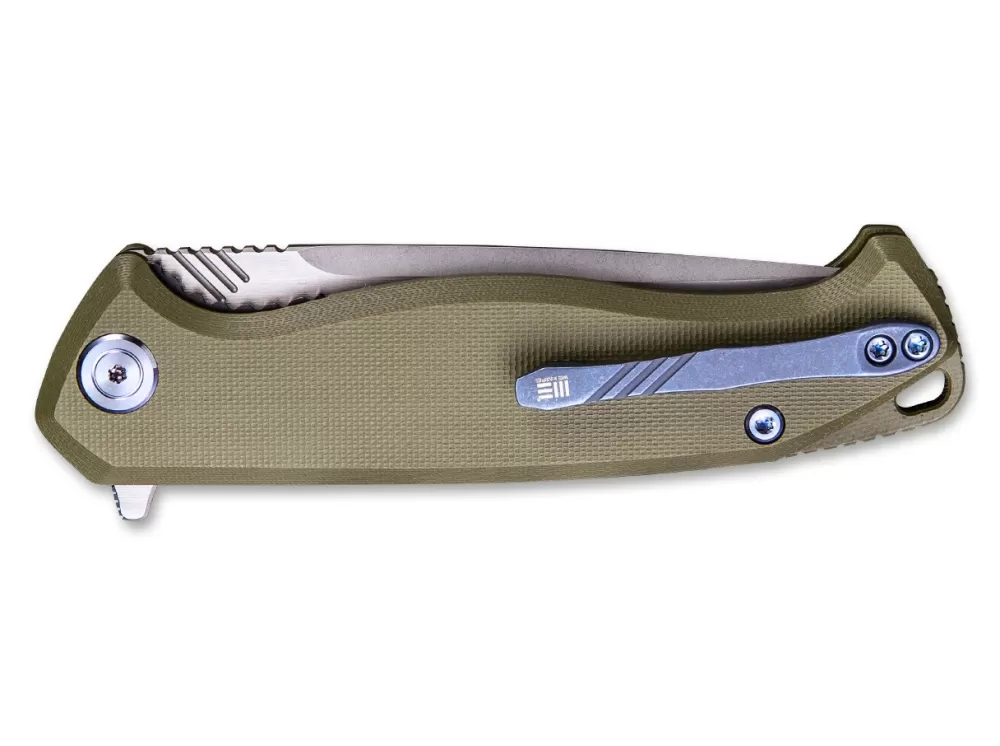 Cheap WE Knife Streak Olive Drab Stonewash