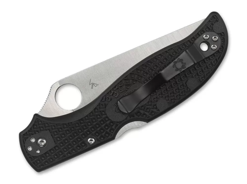 Best Spyderco Stretch 2 Xl Lightweight Black Plainedge