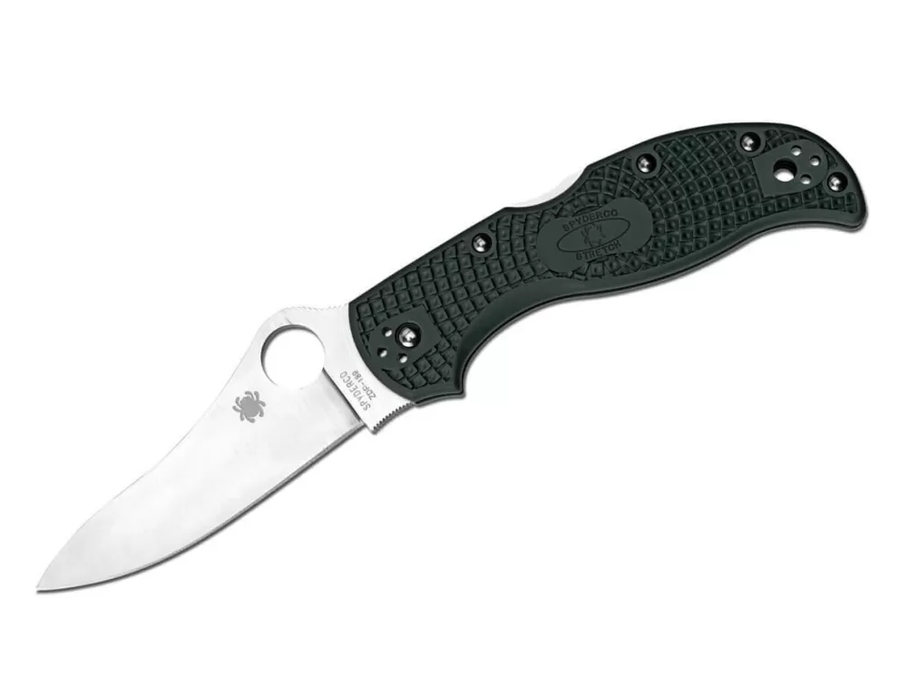 Cheap Spyderco Stretch British Racing Plain