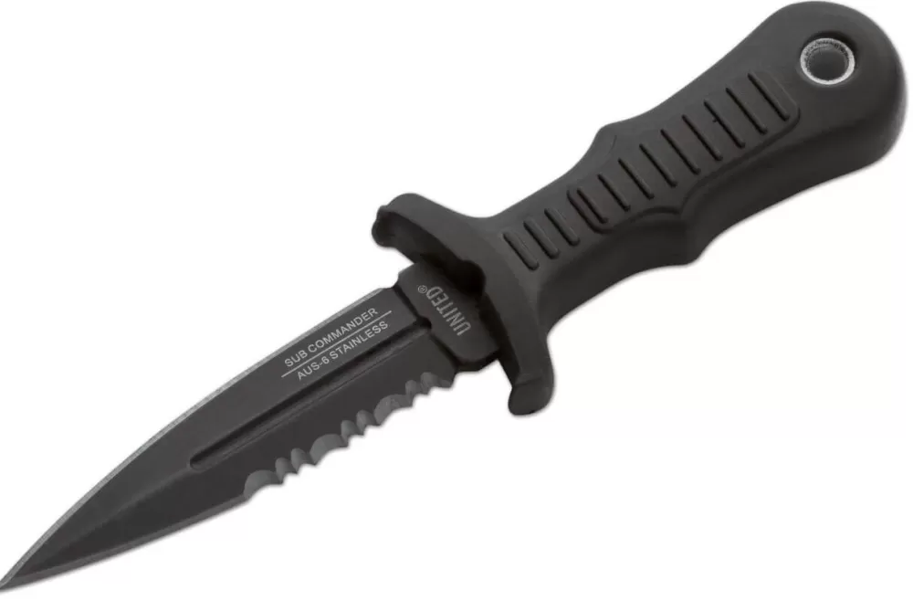 United Cutlery Sub Commander Black Serrated> Tactical Knives