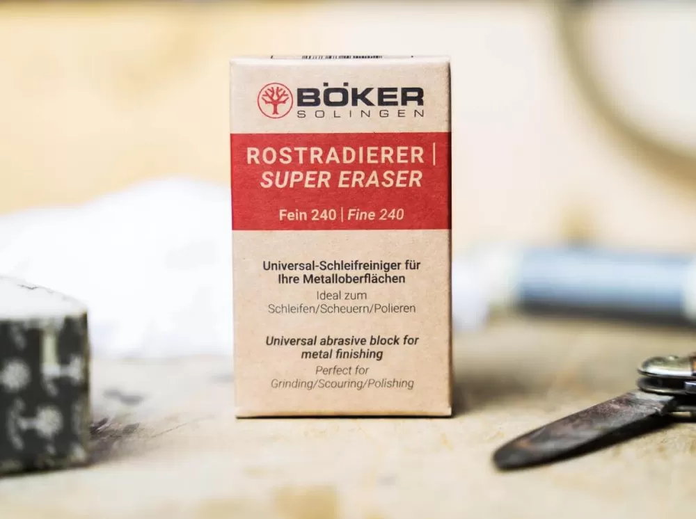 Böker Manufaktur Solingen Super Eraser> Care & Maintenance