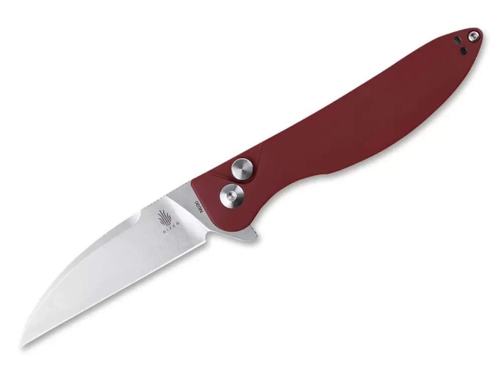 Sale Kizer Swaggs Swayback Micarta Red