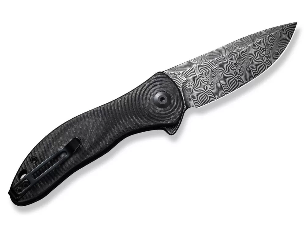 Shop CIVIVI Synergy3 Black G10 Twill Carbon Damascus