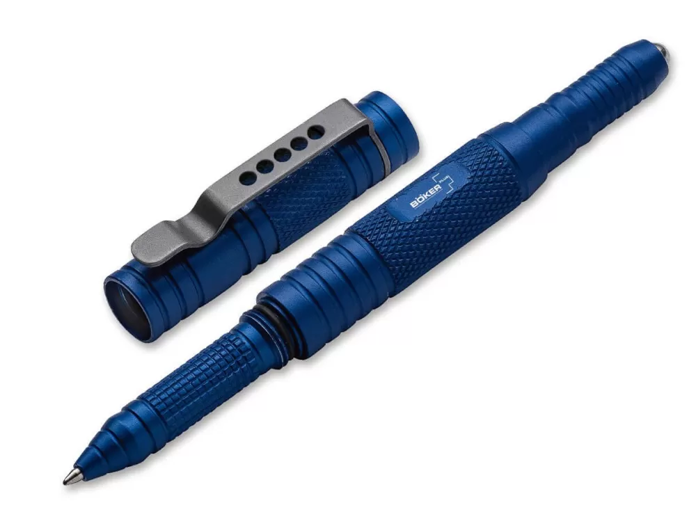 Böker Plus Tactical Pen Blue> Tactical Pens