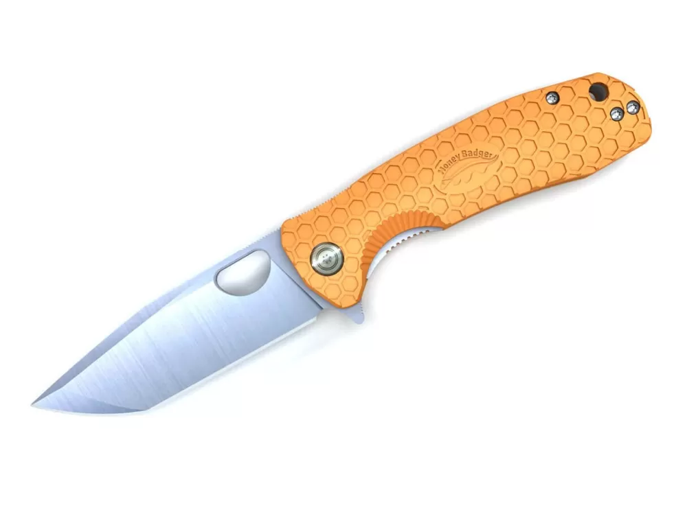 Sale Honey Badger Tanto Flipper Large Orange