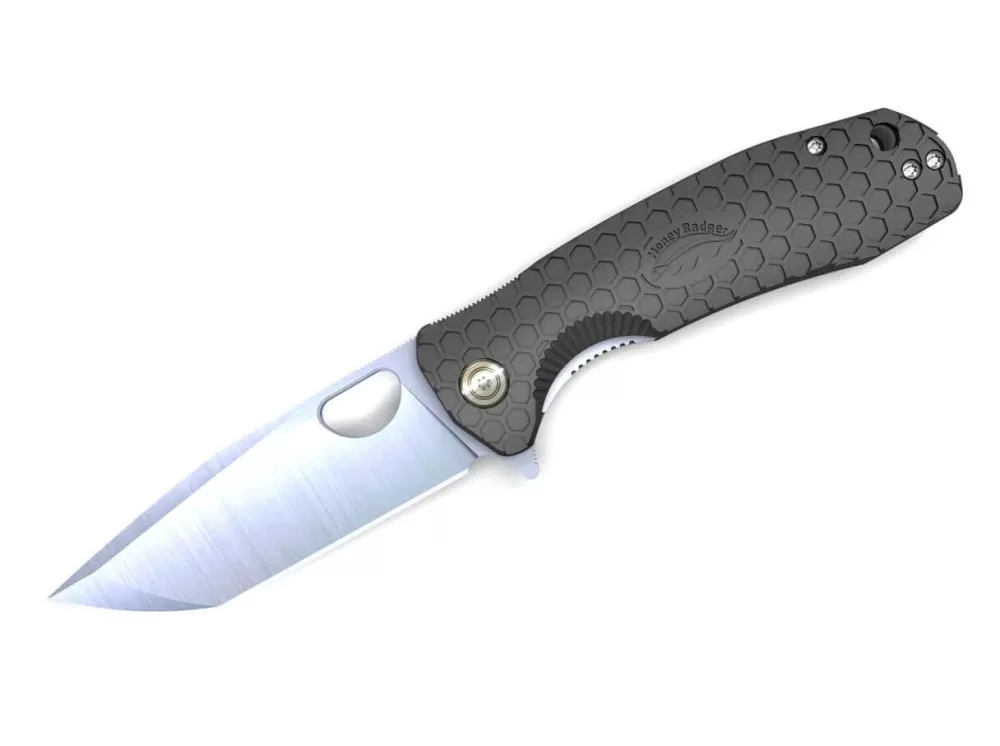 Shop Honey Badger Tanto Flipper Medium Black