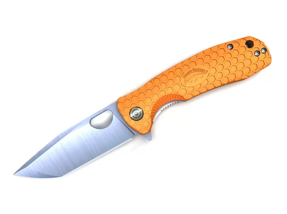 Flash Sale Honey Badger Tanto Flipper Medium Orange