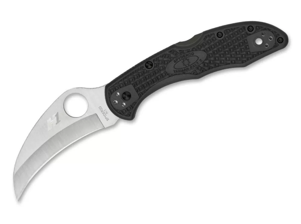 Sale Spyderco Tasman Salt 2 Lightweight Black H1