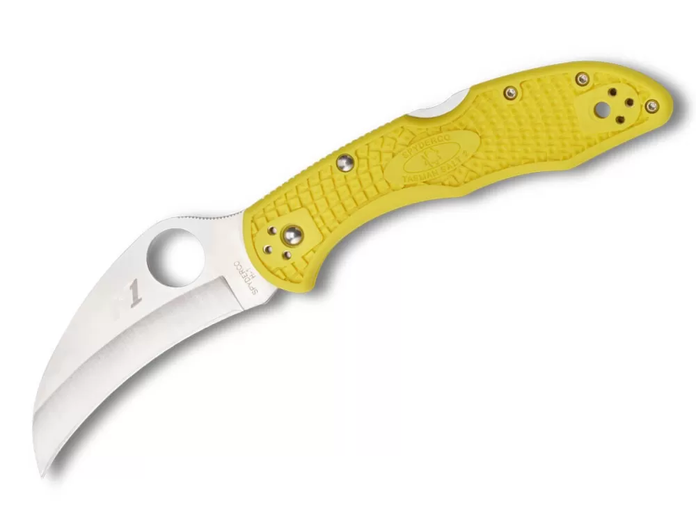 Fashion Spyderco Tasman Salt 2 Lightweight Yellow H1 Plain