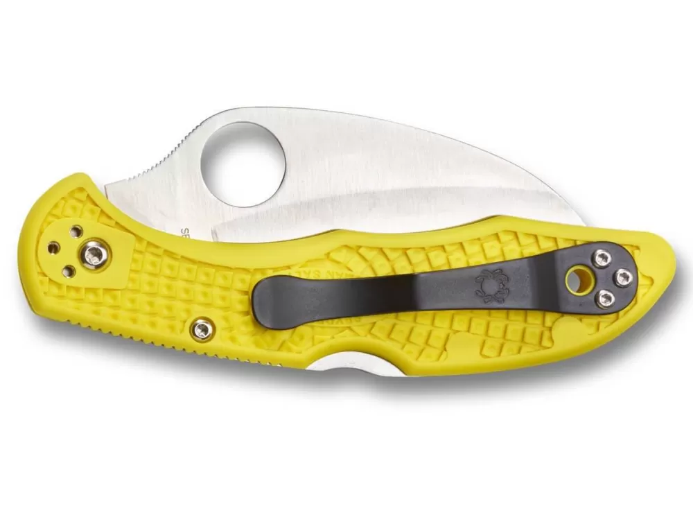 Fashion Spyderco Tasman Salt 2 Lightweight Yellow H1 Plain