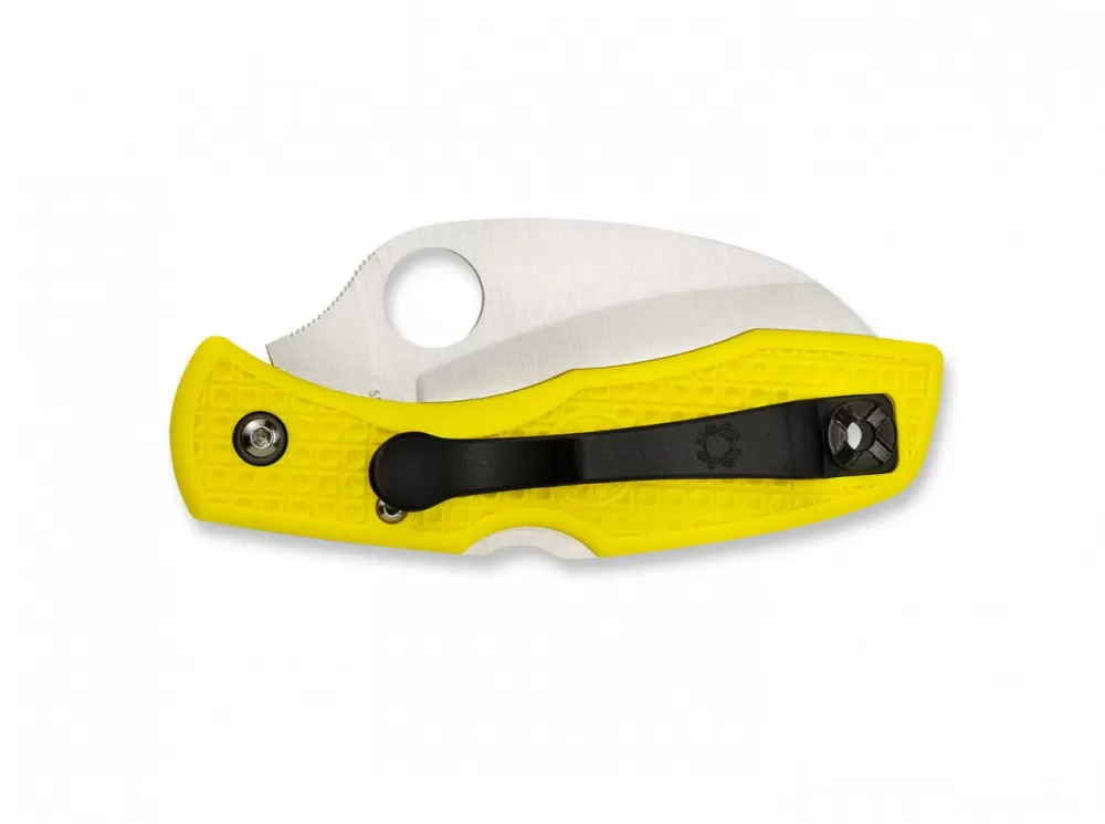 Sale Spyderco Tasman Salt H1 Plain Yellow