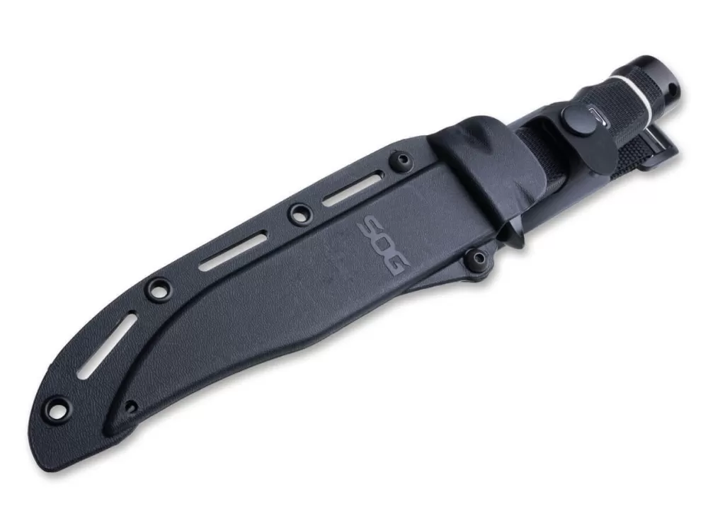 SOG Tech Bowie Black> Outdoor Knives