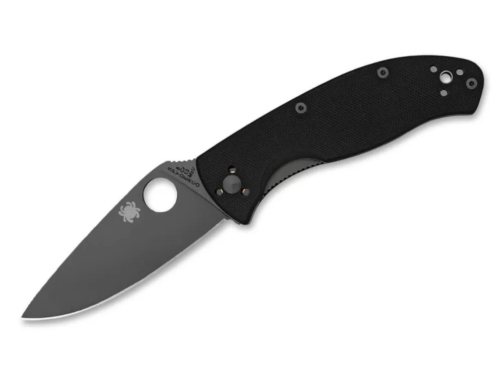 Discount Spyderco Tenacious Black Plain