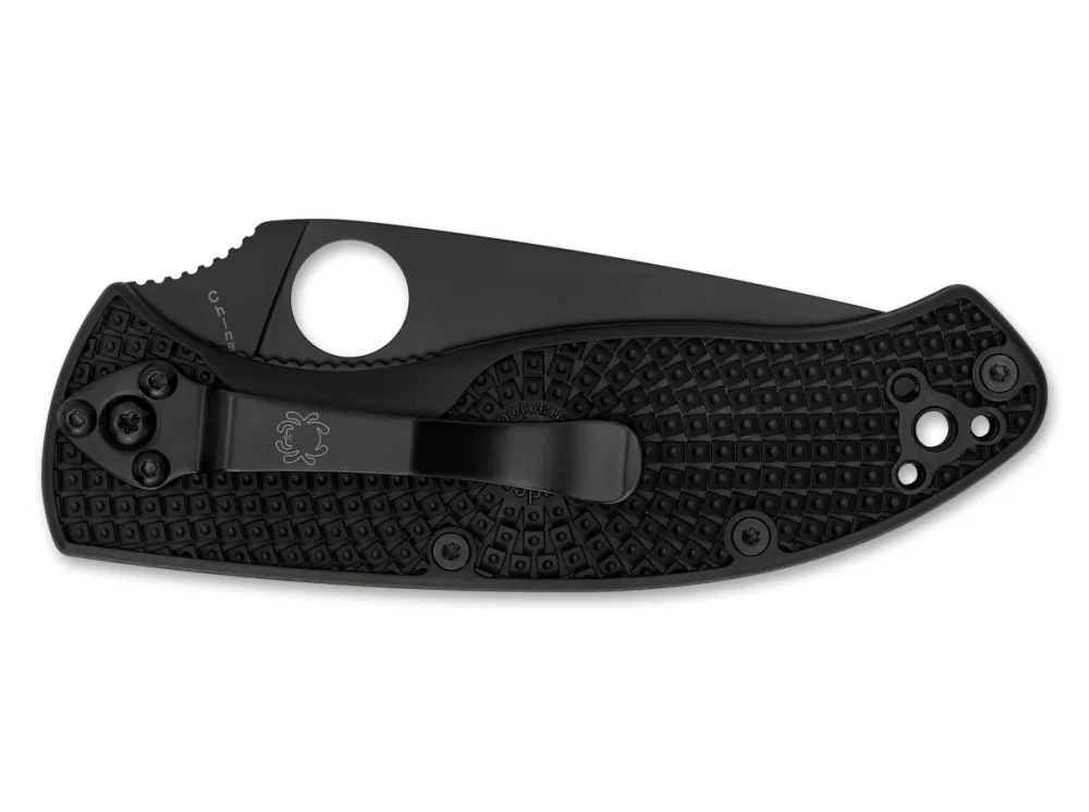 Cheap Spyderco Tenacious Lightweight Black Combination