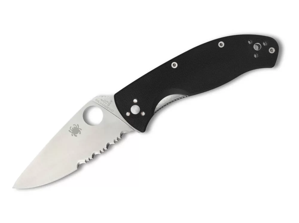 Discount Spyderco Tenacious Satin Combination