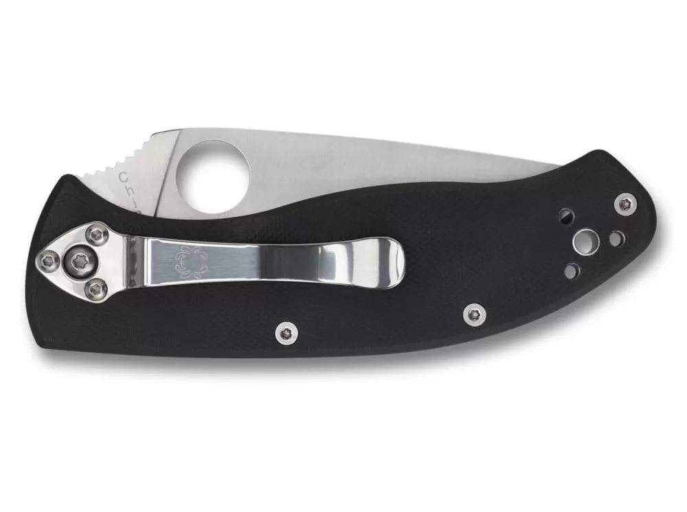 Discount Spyderco Tenacious Satin Combination