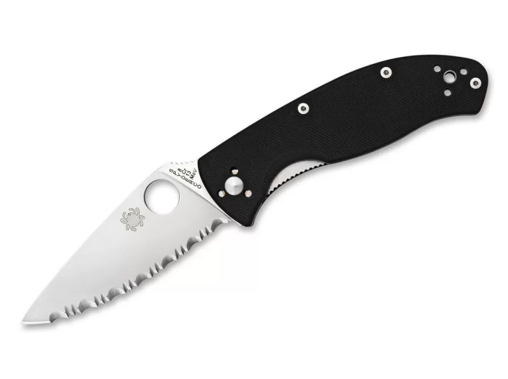 Store Spyderco Tenacious Satin Serrated