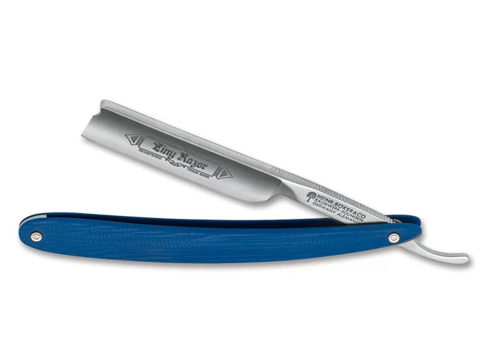 Böker Manufaktur Solingen Tiny Razor> Carbon Steel Straight Razors