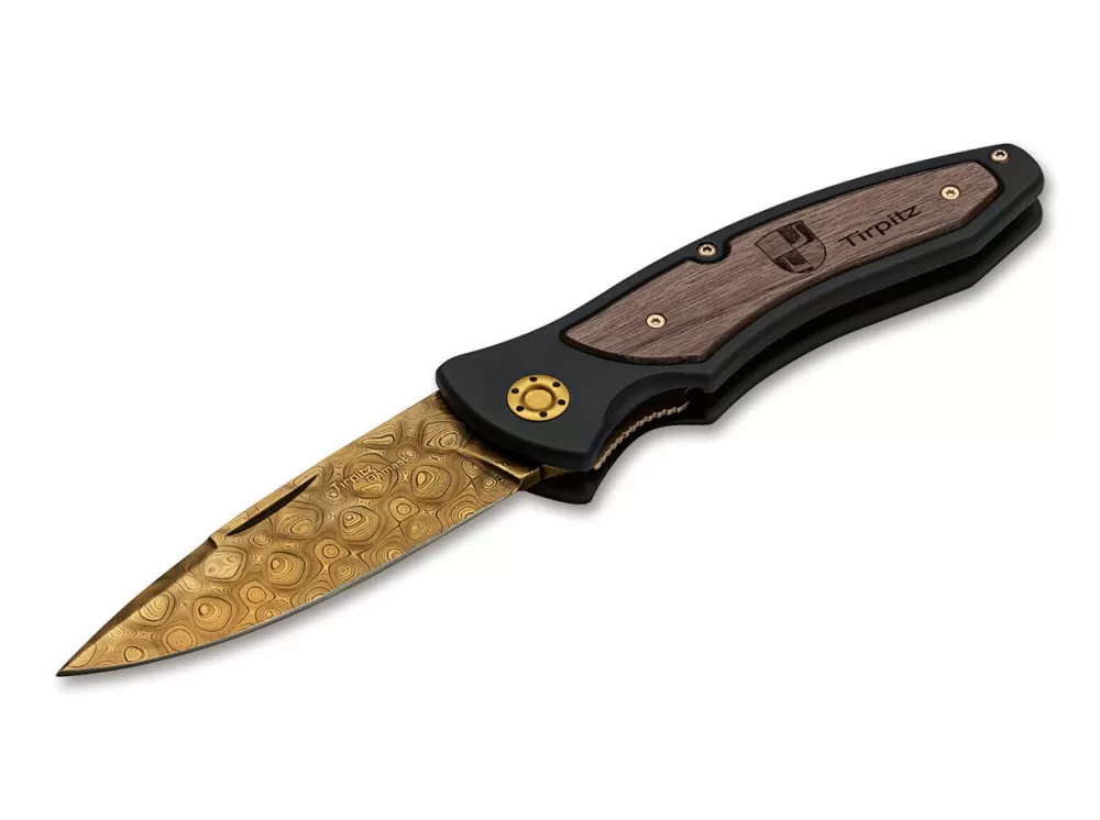 Clearance Böker Manufaktur Solingen Tirpitz-Damascus Gold 42