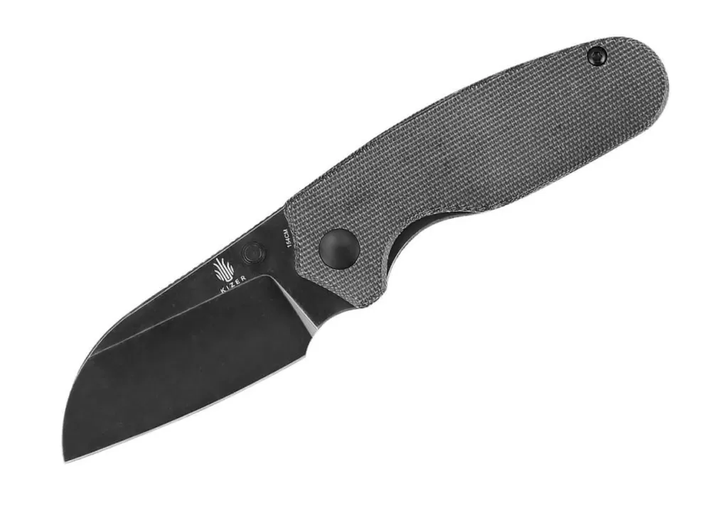 Discount Kizer Towser S Micarta Black