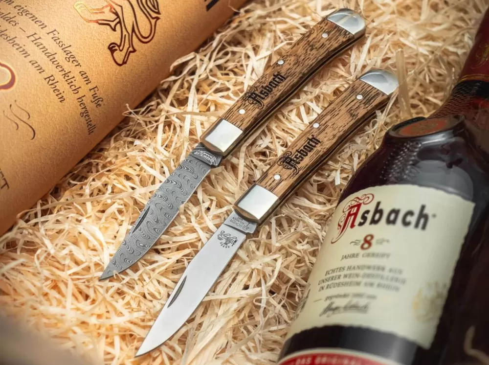 Clearance Böker Manufaktur Solingen Trapper Asbach Uralt Damascus