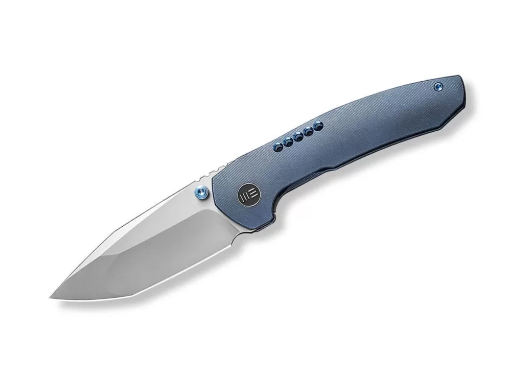 Discount WE Knife Trogon Titanium Blue