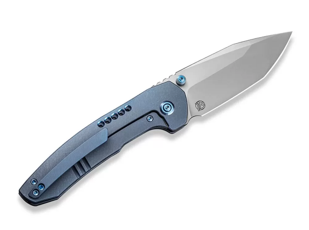 Discount WE Knife Trogon Titanium Blue