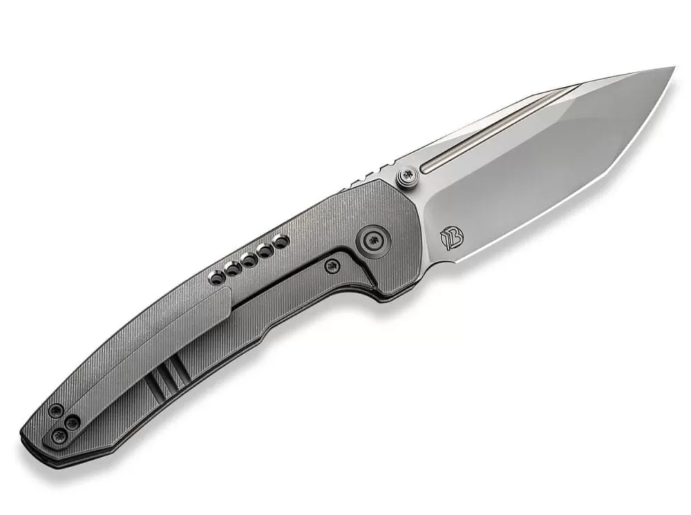 Sale WE Knife Trogon Titanium Grey