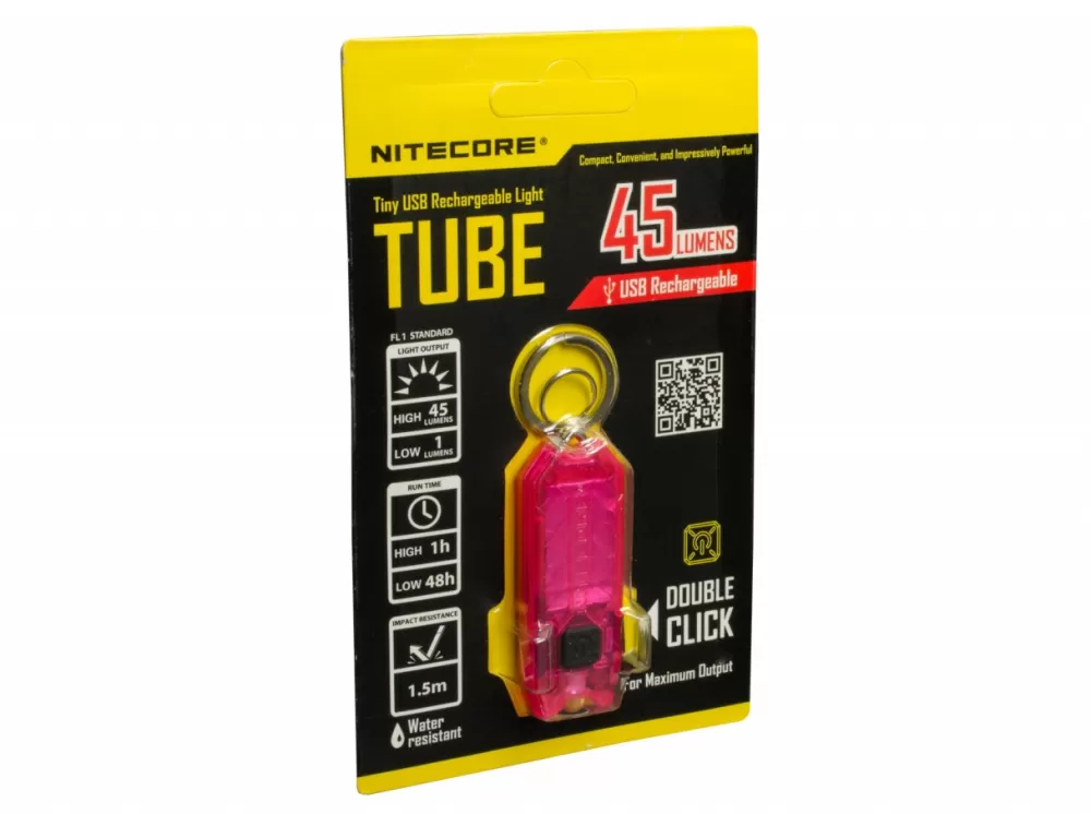 Nitecore Tube Pink> Key Ring Flashlights