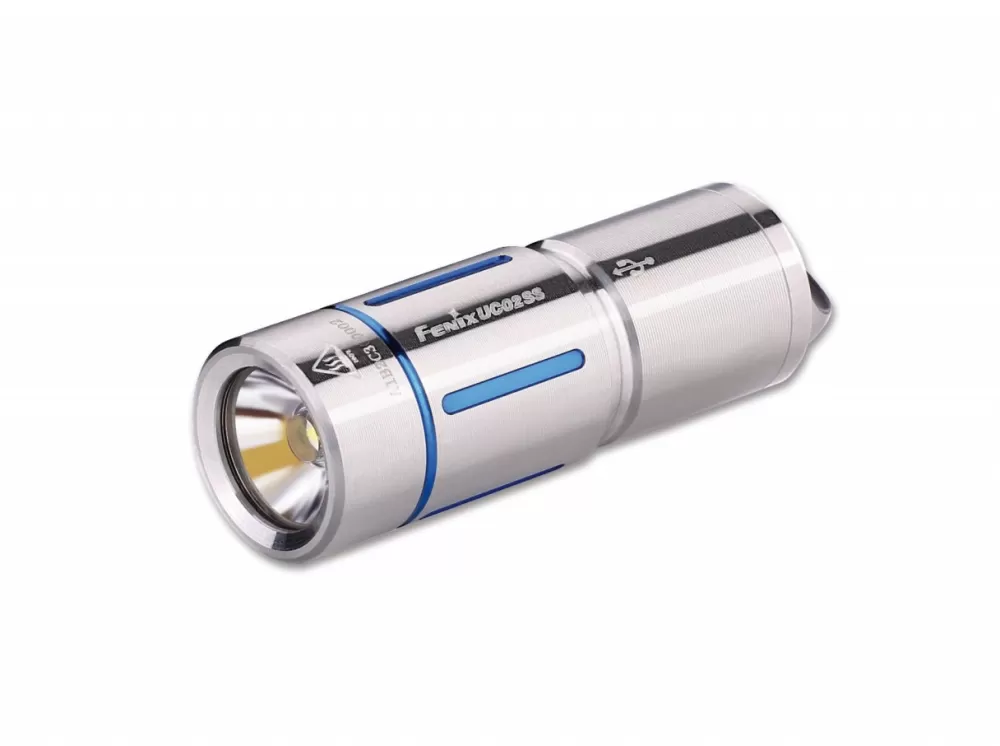 Fenix Uc02 Stainless Steel Blau> Key Ring Flashlights