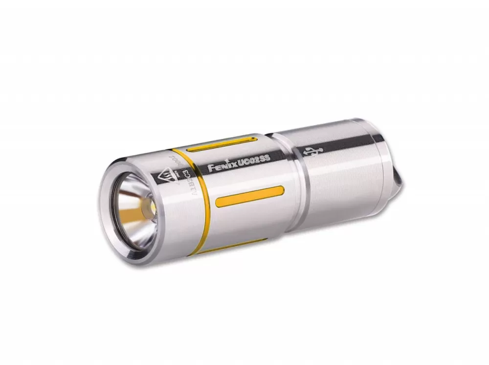 Fenix Uc02 Stainless Steel Gold> Key Ring Flashlights