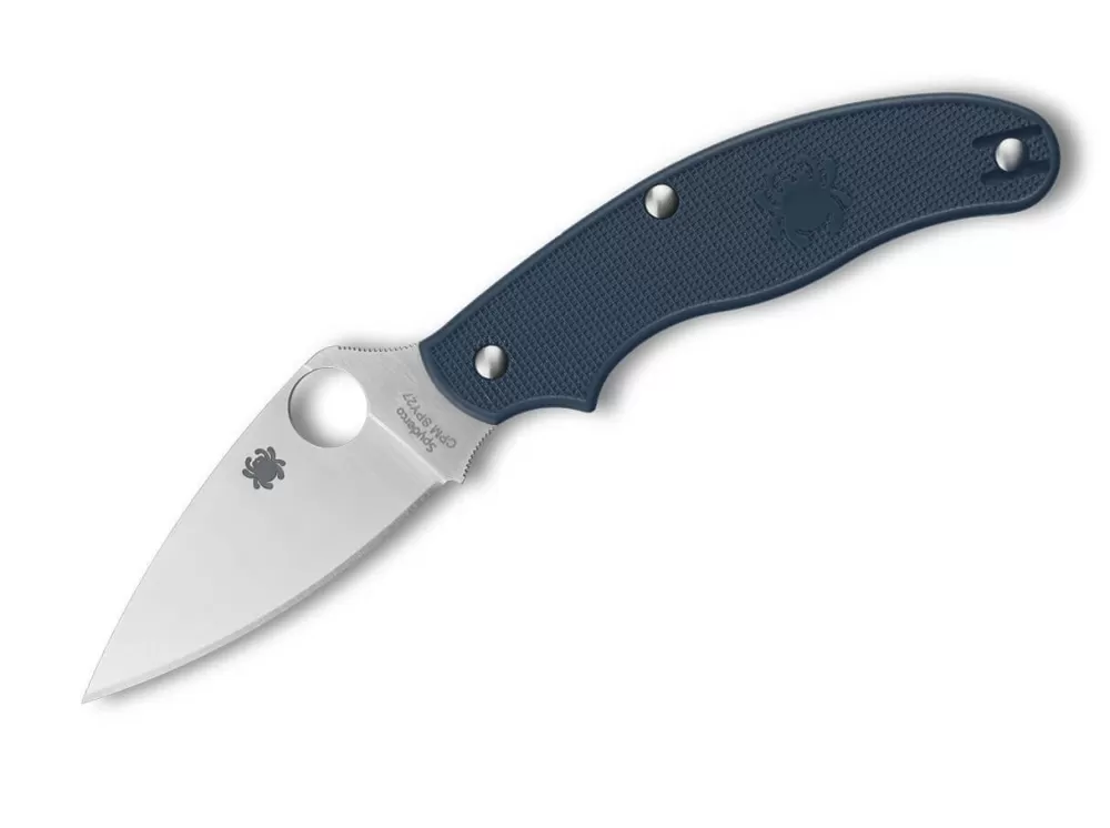 Best Spyderco Uk Penknife Cpm Spy27 Frn Blue Plainedge