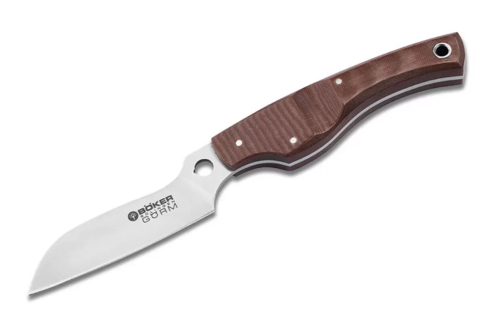 Böker Manufaktur Solingen Utility Knife Micarta Brown> Peeling Knives