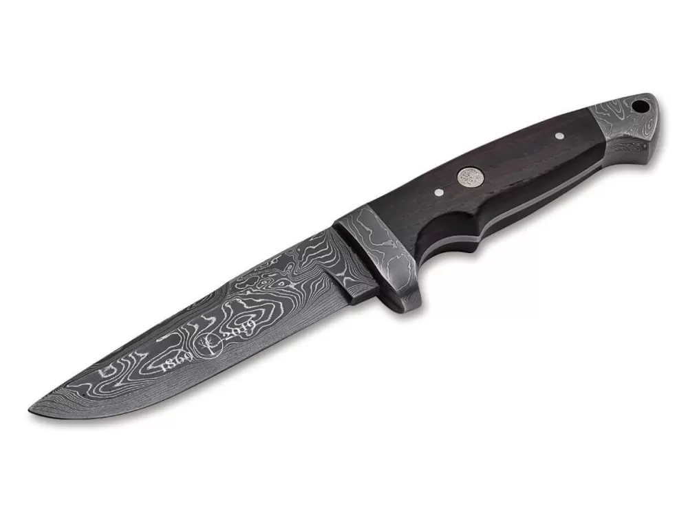 Böker Manufaktur Solingen Vollintegral 2.0 Anniversary 150 Damascus> Outdoor Knives