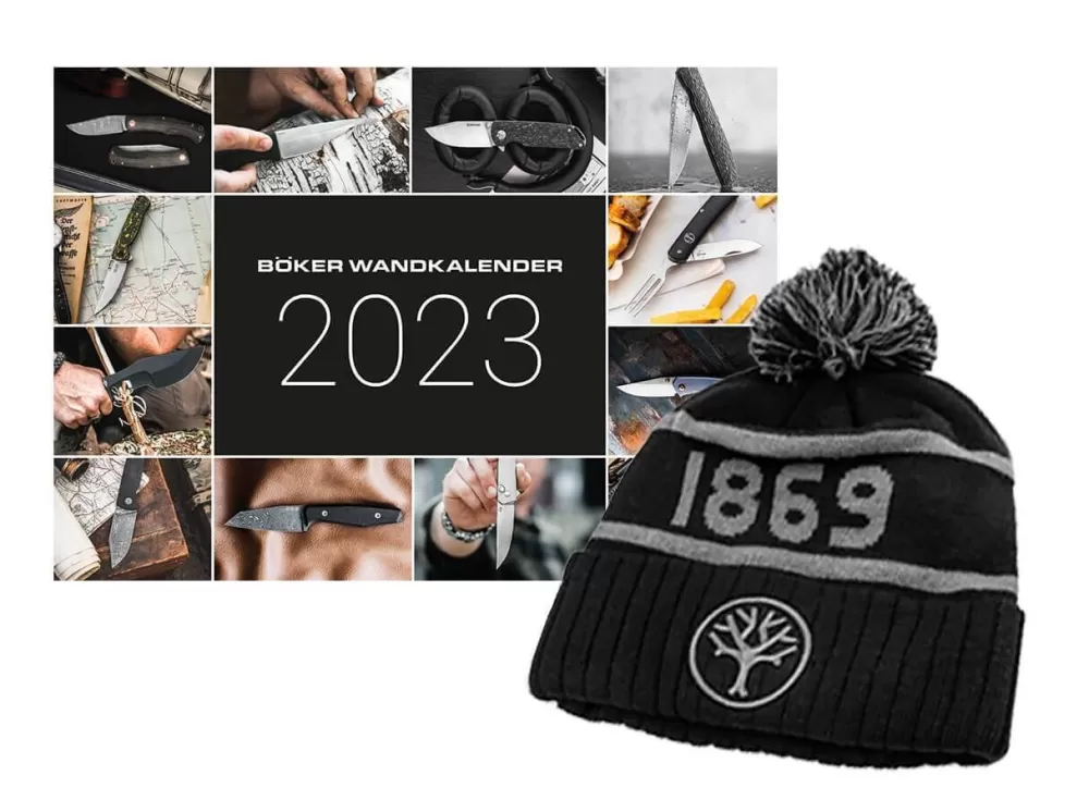 Böker Manufaktur Solingen Wall Calendar + Bobble Hat Black> Merchandise