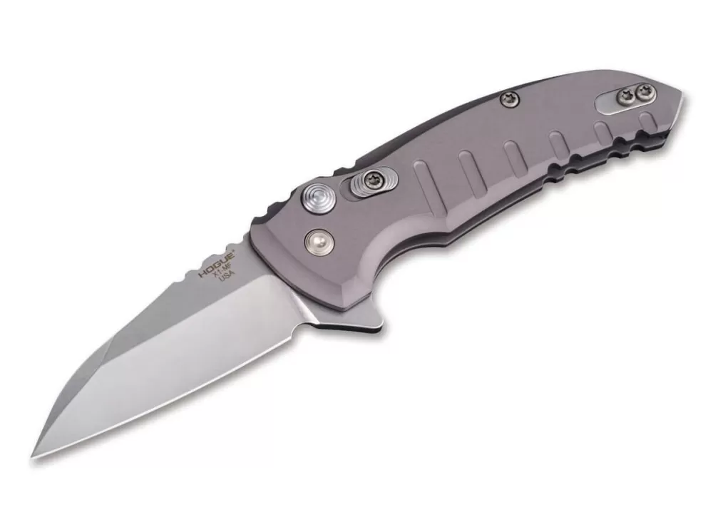 New Hogue X1 Microflip Wharncliffe Grey