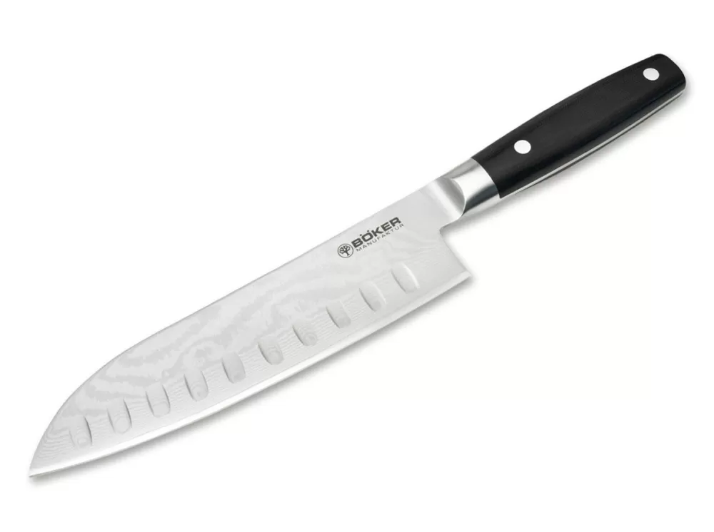 Böker Manufaktur Yadama Premium Santoku With Hollow Edge> Santoku Knives